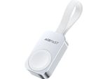 Caricabatterie Wireless Acefast E21 5W Per Apple Watch - Argento