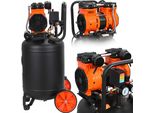 Kraft&Dele | Compressore Senza Olio, 50L, 2000W, Compressore Whisper, Compressore D'aria