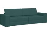 Vidaxl Divano Letto 200 Cm Tessuto Verde Scuro