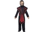 Smiffys - Costume Per Bambini SM1388 (128-134) (Nero/Rosso)