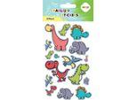 Adesivi Effetto - Dino Baby Happy Color