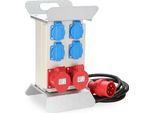 Bettizia Distributore Di Corrente Da Cantiere Distributore Di Corrente Cee Presa Di Corrente IP44 Da Cantiere 16A 2X400V 4X230V Schuko