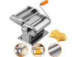 Macchina Per La Pasta Manuale Aopunly In Acciaio Inox, Asciugatrice Per Pasta, Attacco Per Linguine Per Spaghetti, Lasagne, Tagliatelle Argento