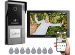 Videocitofono Wifi Tmezon, Risoluzione 1080P, Touchscreen 7", 1M1T"