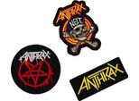 Erik Editores Anthrax Set Di 3 Toppe Taglia Unica