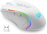 Redragon M612 Pro Rgb Gaming Mouse 8000 Dpi Mouse Cablato/Senza Fili Con 9 Pulsanti Programmabili E 6 Modalità Di Retroilluminazione Bt E 2.4G