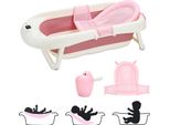 Aopunly Vasca Da Bagno Pieghevole Per Bambini 83 Cm Vasca Da Bagno Antiscivolo Per Bambini, Rosa