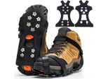 1 Paio Di Ramponi Trazione Tacchetti Antiscivolo Scarpe Grip 10 Punte Per Scarpe Stivali Camminare All'aperto Su Neve E Neve E