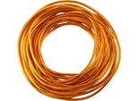 5 Metri / Rotoli Di Filo Di Alluminio Ossidato Rotondo Da 2 Mm Accessori Fai Da Te Per La Creazione Di Gioielli (Oro)