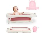 Bettizia Vaschetta Pieghevole Per Bambini 83Cm Vaschetta Per Bambini Antiscivolo Vaschetta Per Bambini, Rosa