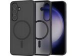 Custodia Magnetica Per Magsafe Spacecase Hybrid Mag Per Galaxy S24 Nero