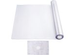 Succebuy Tovaglia In Plastica, 106,7 X 243,8 Cm, Protezione Da Tavolo Trasparente Di 1,5 Mm Di Spessore, Tappetino Da Scrivania In Pvc, Impermeabile E Facile Da Pulire Per Ufficio, Comodino