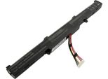 Avizar, Batteria Li-Ion 2600Mah 14,8V Per Asus N552 N752 A41-N1501 Laptop, Nero