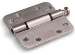 Cerniere A Cuscinetto Liscio In Acciaio Inox 89 X 89 Mm Con Angolo Tondo - Al Pezzo