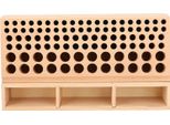 Portautensili In Pelle Con 98 Fori, Portaoggetti Per Accessori Da Ricamo, Organizer In Legno
