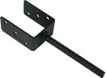 Supporto Per Pali Da Inserire Nel Calcestruzzo Nero Per Pali Da 9 X 9 Cm Ancoraggi A U - Per Pezzo