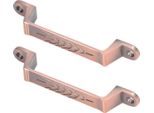2 Set Di Maniglie E Tiranti Per Porte Scorrevoli In Lega Di Alluminio Per Porte Scorrevoli, Cancelli E Armadietti Con Viti