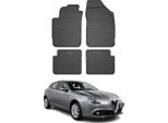 2010-2020 Alfa Romeo Giulietta FußMatten Gummi Schwarz 4 Tlg