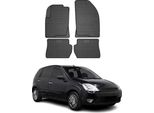 2002-2008 Ford Fiesta MK5 Tappetini In Gomma Nera 4 Pezzi