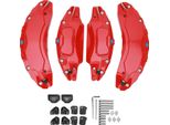 4PCS -Copertura Posteriore In Alluminio Lega Disco Freno Di Ricambio Per Tesla Model 3 18In 19 In Ruote Stroke Red