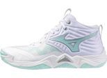 Mizuno Wave Momentum Elite Mid - Bianco/Blu, Dimensioni: 4,5