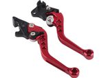 Coppia Di Leve Freno Tamburo Frizione Moto In Alluminio Cnc Rosso