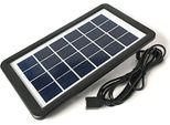 3.Pannello Solare Da 8 W 6 V, Policristallino, Sicuro, Altamente Efficiente, Pannello Di Ricarica Solare Portatile Per Telefoni