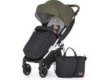 Passeggino Sportivo Petite&Mars Royal3 Silver Mature Olive