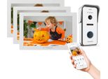 Videocitofono Tmezon, Touchscreen A Colori Da 7 Pollici, Telecamera 1080P, 3Monitor1Campanello