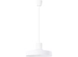 Lampada A Sospensione Bilo BiałA 1Xe27 15W Acciaio 120X35X35Cm Sollux Lighting