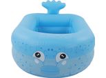 Piscina Gonfiabile Cartoon Kiddie Blow Up Pool Casa Bagno Gonfiabile Piscina Blu