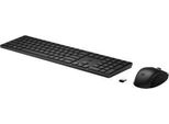 Set Tastiera E Mouse Wireless Hp 655, Dimensioni Complete (100%), Wireless, Rf Wireless, Membrana, Nero, Mouse Incluso