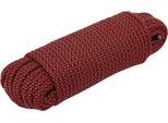Corda Di Sopravvivenza In Paracord A 9 Fili, 20 M Rosso, Per Campeggio, Tende, Soccorso E Intrecci, Braccialetti Artistici