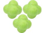 3Pcs Esagonale Rimbalzo Palla Reazione Tpr Coordinazione Riflesso Sport Fitness Formazione Verde Verde