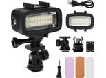 40M Fotografia Subacquea Riempire Leggero Impermeabile Fotocamera Subacquea Led Video 5500K