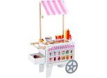 Carrello Dei Gelati Per Bambini Con 20+ Accessori - Gioco Della Gelateria Per Bambini Da 3 A 7 Anni