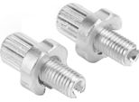 2Pcs M7 Bicicletta Leva Del Freno Viti Di Regolazione Deteriorati Argento In Lega Di Alluminio Per Strada Mountain Bike