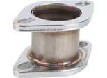 Tubo Silenziatore Estensione Flangia Scarico Acciaio Inox Adattatore Auto Universale
