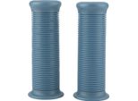 Coppia Di 1 Pollice 25 Mm / 1,1 Pollici 28 Mm Universale Moto Vintage Tpu Manubrio Grip Greyblue