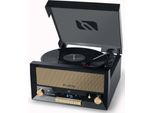 Giradischi Vinile/Cd/Usb Stereo A 3 Velocità 33/45/78 Giri/Min Muse Mt110B