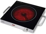 Fornello In Acciaio Inox Da 2000W In Vetrovetroceramica Kitchen Chef Kcppv2000
