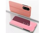 Clear View Custodia Custodia Per Cellulare Flip Cover Compatibile Con Iphone 16E (Se 4 2025) Rosa