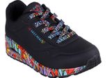 Skechers Uno - Ravaged Love 177918-BKMT, Sneaker, Donna, Nero