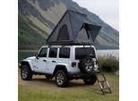 Vevor Tenda Da Tetto Con Guscio Duro Auto Tenda Da Campeggio Per 2-3 Persone, Tenda Da Tetto Guscio Duro Con Scala Telescopica Regolabile, Materasso Spesso Impermeabile Antivento Per Jeep Suv Van Pickup Triangolare