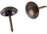 Chiodi Decorativi Antichi, 100 Pezzi Di Chiodi Da Tappezzeria Vintage In Bronzo, Etichette In Metallo Per Il Fai Da Te, Chiodi Decorativi Per Mobili, Divani, Scarpe, Porte, Diametro 11X17Mm