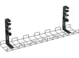 Inline® Griglia Di Gestione Dei Cavi 60 Cm Per Il Montaggio Sotto, Nero