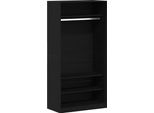 Syfax™ Guardaroba Rovere Nero 100 X 50 X 200 Cm Legno Multistrato