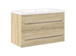 Syfax™ Set Mobili Da Bagno 2 Pz Rovere Sonoma In Legno Multistrato