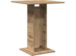Syfax™ Tavolo Da Bistrot Rovere Artigianale 60X60X75 Cm In Truciolato