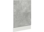 Syfax™ Pannello Lavastoviglie “Lyon” Grigio Cemento 45X3X67 Cm